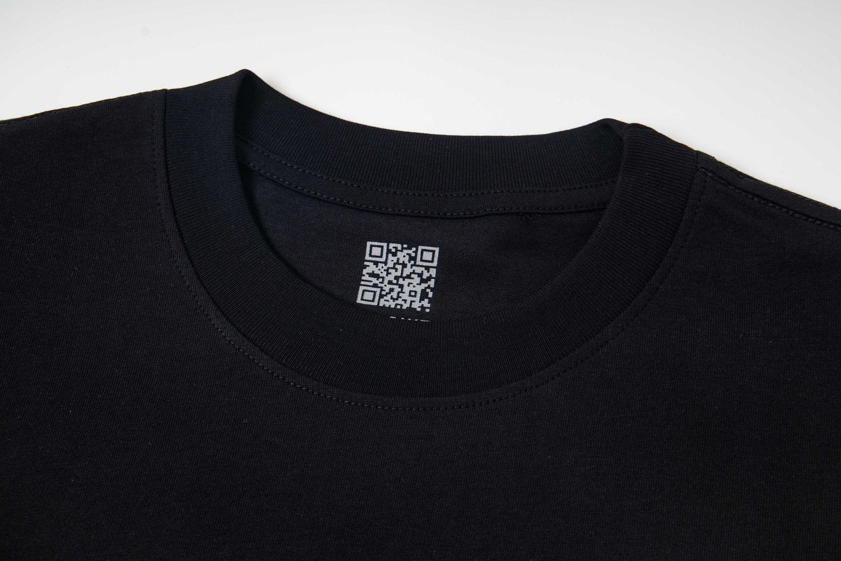 THAT'S A AWFUL LOT OF COUGH SYRUP PO UP Flame Graphic Short-Sleeve T-Shirt — neck_label
