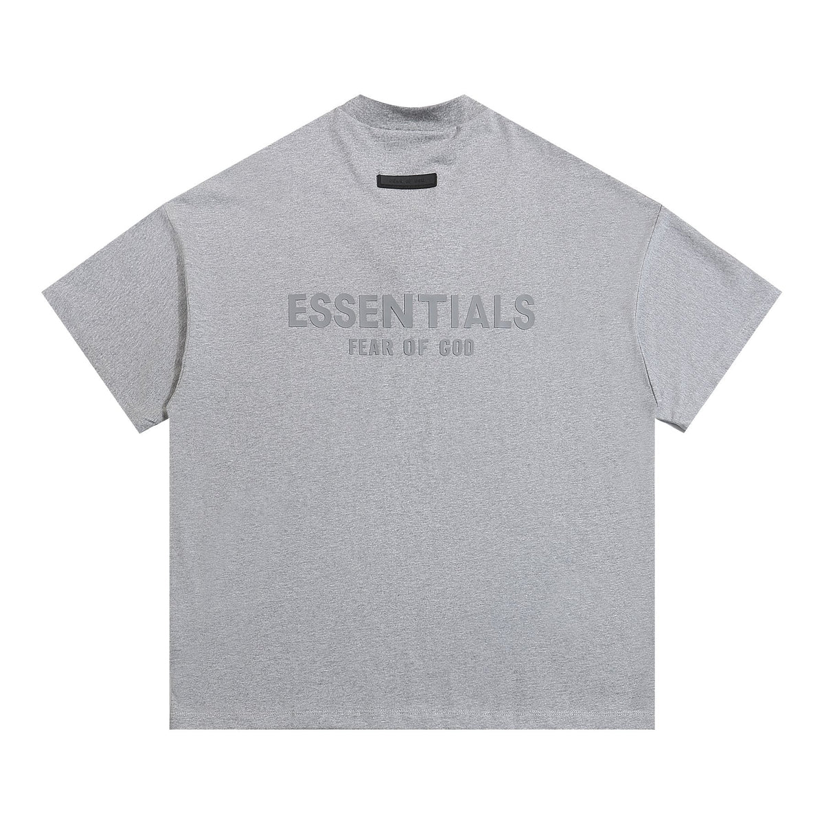 ESSENTIALS V-Notch Back Wordmark T-Shirt — back